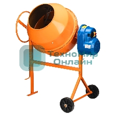 Бетоносмеситель Россия СБР-190 190 л, 1,0 кВт, 220 В, чугунный венец