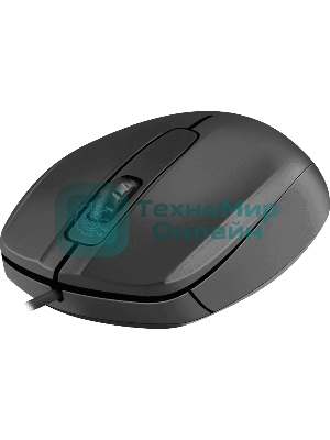 Мышь проводная Defender Alpha MB-507 черный, 1000 dpi, USB, кнопки - 3