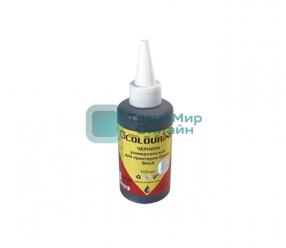 Чернила для Epson универсальные черный 100 мл водн Colouring