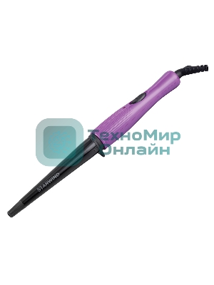 Щипцы для завивки волос Starwind SHE3101 фиолетовый, 13-19 мм, 200 °C, 1 режим