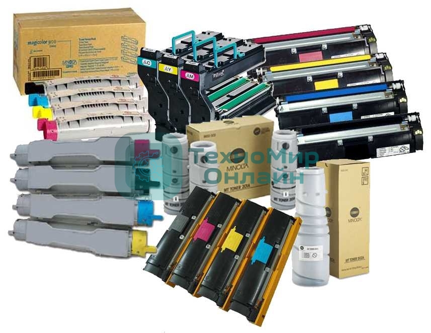 Тонер-картридж Konica-Minolta bizhub C220/280 синий TN-216C (o)