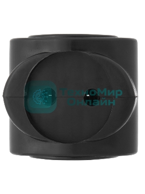 Тройник электрический Rexant биметалл 220 В 6 А черный