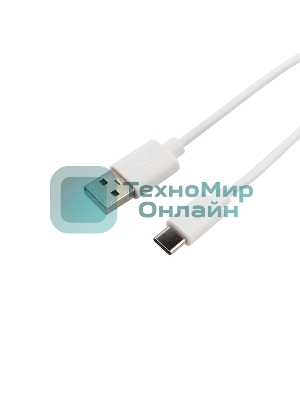 Кабель USB-Type-C Rexant 2A/PVC/белый/1м