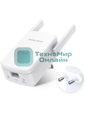 Комплект гигабитных Wi-Fi адаптеров Mercusys Powerline AV1000 Powerline kit with 300Mbps Wi-Fi, plug and play, up to 300 meters over an existing electrical circuit, the kit includes a MP510 and a MP500.