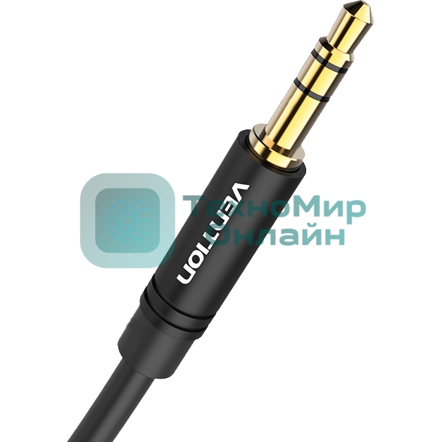 Кабель Vention аудио Jack 3,5 мм M/Jack 3,5 мм M - 1.5м черный Кабель Vention аудио Jack 3,5 мм M/Jack 3,5 мм M - 1.5м черный