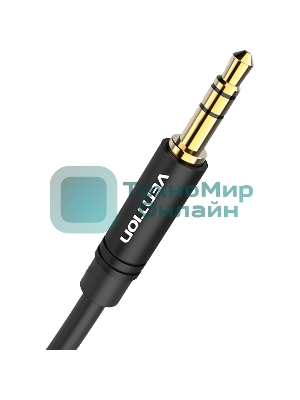 Кабель Vention аудио Jack 3,5 мм M/Jack 3,5 мм M - 1.5м черный Кабель Vention аудио Jack 3,5 мм M/Jack 3,5 мм M - 1.5м черный