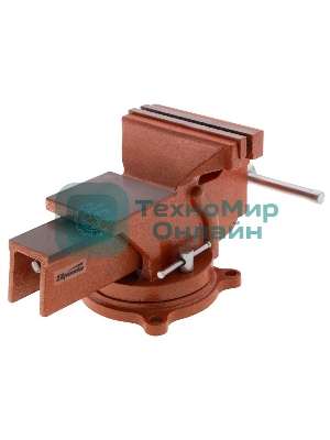 Тиски Sparta слесарные 150мм поворотные с наковальней