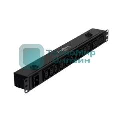 Стоечный блок распределения питания промышленного назначения Systeme Electric, базовый, серия Uniprom, 0U, 240В, 1Ф, 32A, 42xC13 6xC19, 3м кабель, IEC309