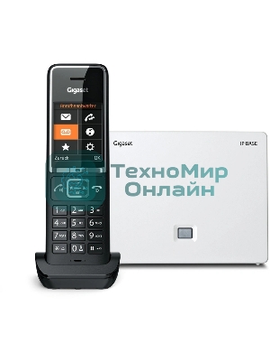 Телефон IP Gigaset Comfort 550A IP BASE Rus черный (S30852-H3037-R104)