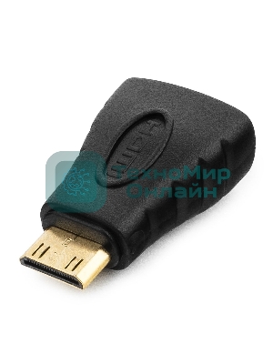 Переходник Gembird Переходник HDMI-miniHDMI 19F/19M, золотые разъемы, пакет