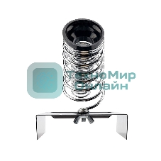 Подставка для паяльника Rexant, ниша квадратная, губка, металл