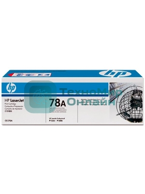 Картридж лазерный двойная упаковка HP CE278AF/CE278AD черный для LJ 1566/1606dn/1536dnf (2 х 2100 стр)