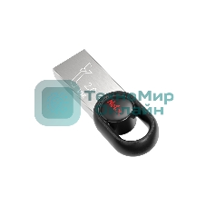 Флешка USB Netac UM2 (NT03UM2N-032G-20BK), 32Gb, USB 2.0, R/W 100/40, серебристый/черный