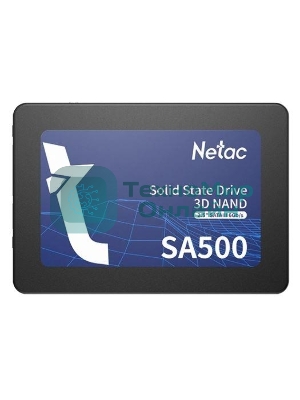 Накопитель SSD Netac SA500, 128Gb, SATA III, 2.5
