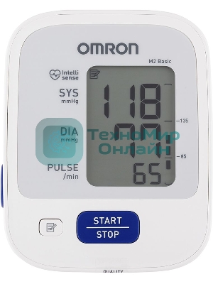 Тонометр OMRON M2 Basic (HEM-7121-ARU) с адаптером