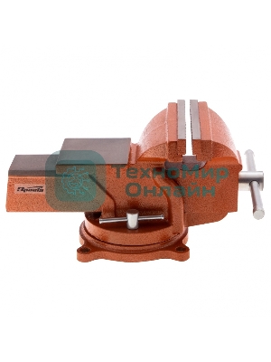 Тиски Sparta слесарные 150мм поворотные с наковальней