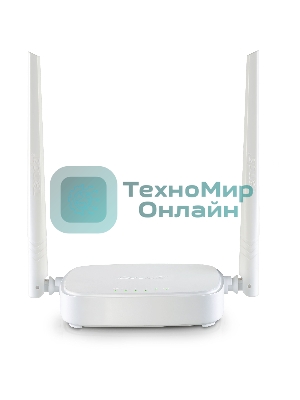 Сетевое оборудование Tenda N301 маршрутизатор 802.11n, до300Мбит/с, 2T2R, LAN: 3х10/100Мбит/с, WAN: 1х10/100Мбит/c, 2 внешние антенны 5дБи