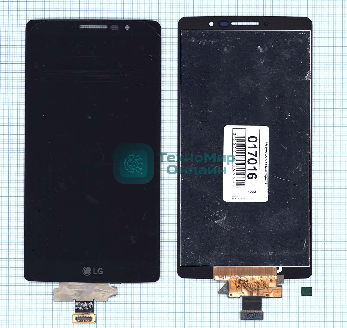 Дисплей для LG G4 Stylus черный