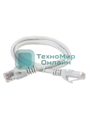 Коммутационный шнур ITK (патч-корд), cat.5e UTP, 2м, серый Патч-корд, cat.5e UTP, 2м, серый