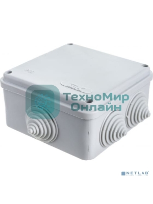 Коробка распаячная ОП 100х100х50 IP55 KM41234 IEK UKO11-100-100-050-K41-55