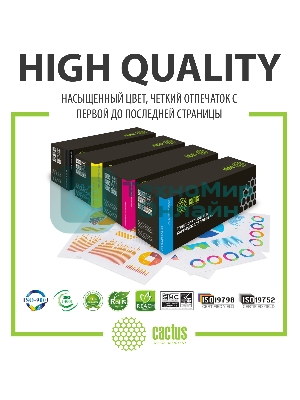 Картридж лазерный Cactus CS-TK8115M пурпурный (6000 стр.) для Kyocera Mita Ecosys M8124cidn/M8130cidn