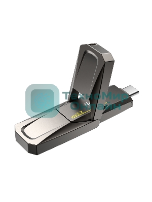 Флешка USB Netac US5 (NT03US5C-512G-32TA), 512Gb, USB 3.2/TypeC, R/W 550/500, черный