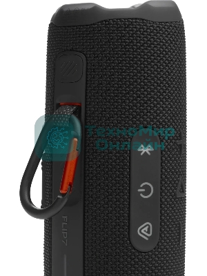 Колонка портативная JBL Flip 7 черный 25W 1.0 BT 4800mAh (JBLFLIP7BLK)