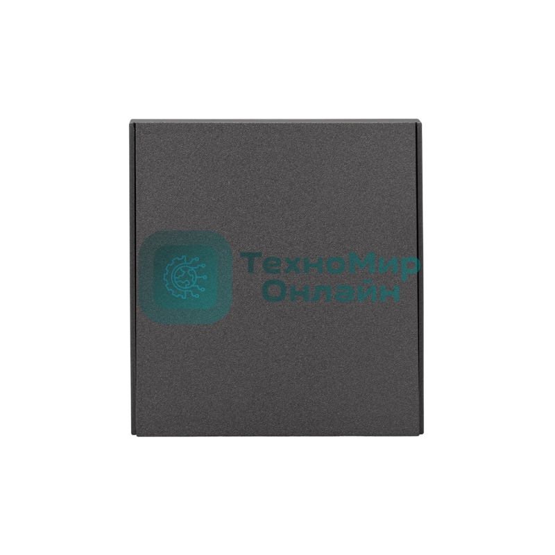 Выключатель Kranz STRONG 1 кл возвратный 10А с/у графит