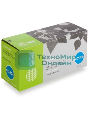 Картридж лазерный Cactus CS-CC530A черный (3500 стр.) для HP Color LaserJet CP2025/CM2320mfp