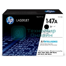 Картридж лазерный HP 147A W1470A черный (10500 стр.) для HP LaserJet M610dn