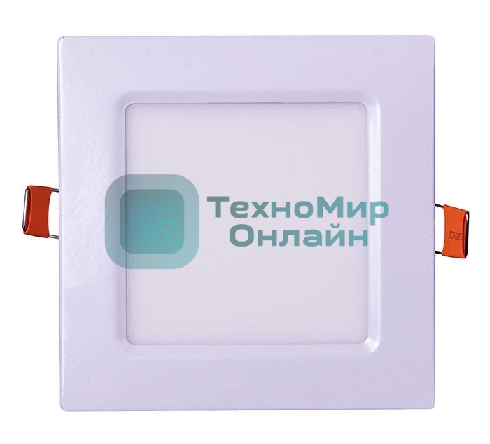 Светильник светодиодный JazzWay ультратонкий встраив. PPL-S 6Вт 4000К IP40 WH 120мм квадрат