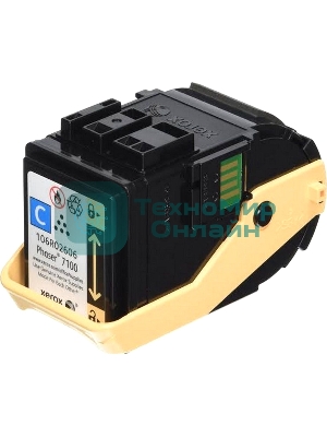 Картридж лазерный Xerox 106R02606 голубой для Phaser 7100 4500 стр.(Channels)