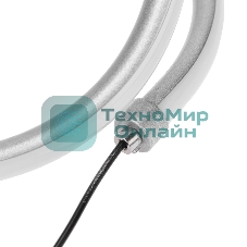 Светильник декоративный Rexant Spiral Uno, LED, 2Вт, 3000К, 5В, серебряный