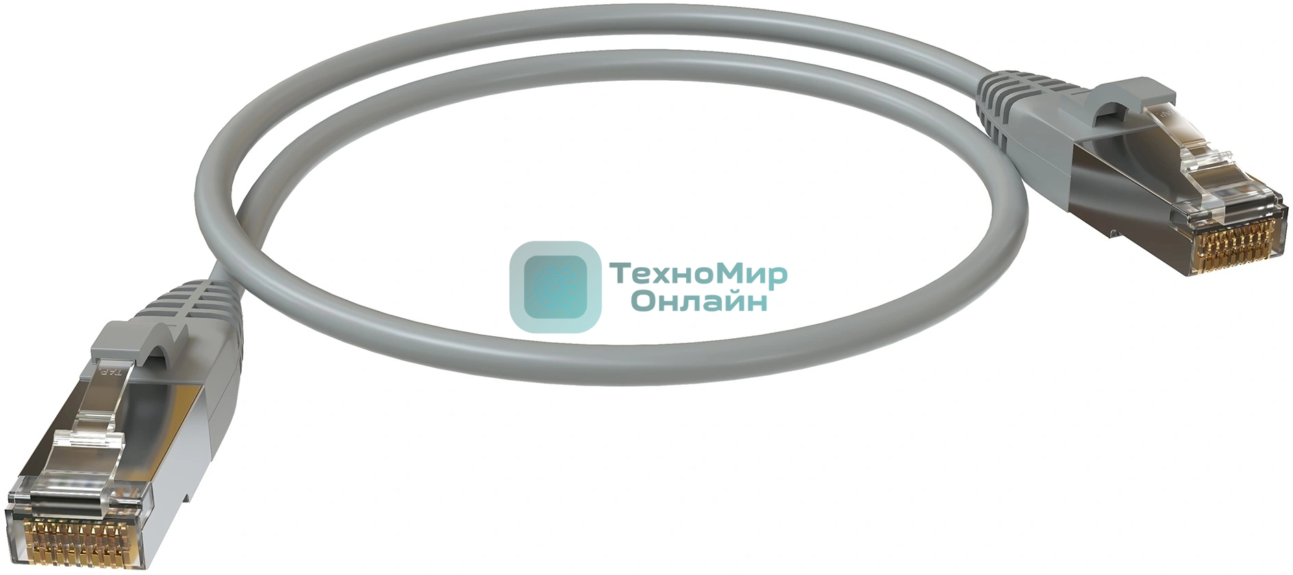 Патч-корд Sysmatrix PC 4545.5ES26.05LSZHGY F/UTP RJ-45 вил.-вилка RJ-45 cat.5e 0.5м серый LSZH