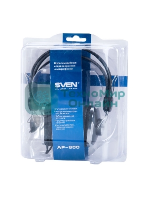 Гарнитура проводная SVEN AP-600 с микрофоном