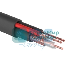 Кабель PROconnect КВК-П-2 +2x0,50 мм² (Cu/CCA) (96) черный (бухта 200 м)