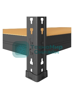 Стеллаж Практик SBL 180KD пол.:5 разборная 1803x900x400мм антрацит (S24499373309)