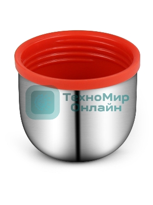 Термос для напитков Starwind 10-500 0.5 л, серебристый/красный, картонная коробка