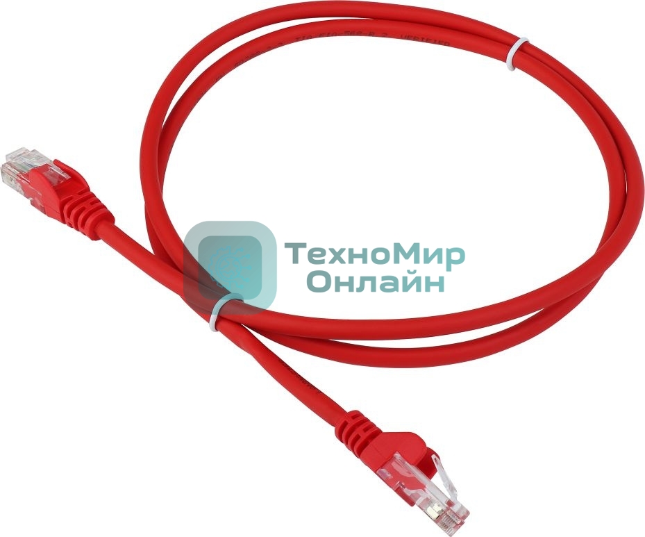 Патч-корд LANMASTER LSZH UTP cat.5e, 10 м, красный