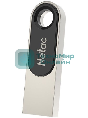 Флешка USB Netac U278 (NT03U278N-008G-20PN), 8Gb, USB 2.0, R/W 50/10, серебристый/черный