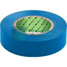 Изолента Сибртех ПВХ, 15 мм х 10 м, 130 мкм, синяя