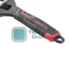 Ключ разводной Matrix, тонкие губки, фосфатированный, двухкомпонентная рукоятка, 200 мм, PRO