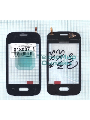 Сенсорное стекло (тачскрин) для Samsung Galaxy Pocket 2 SM-G110 черное