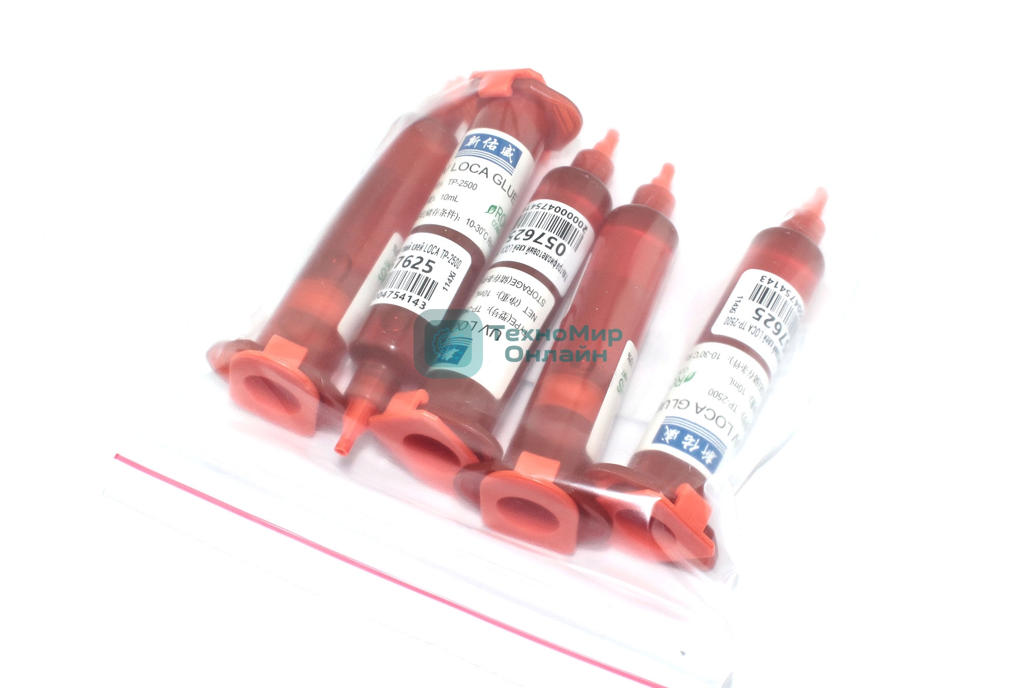 Ультрафиолетовый клей LOCA TP-2500 10мл 5 шт