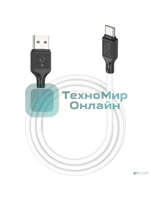 Кабель USB HOCO X90 Type-C/ 1m/ 3A/ Силикон/ White