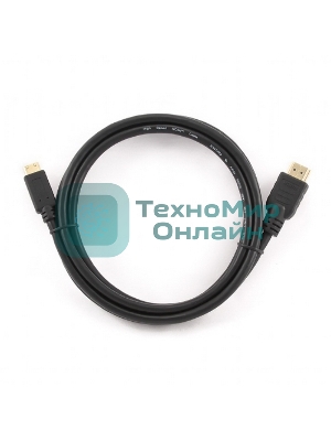 Кабель HDMI-miniHDMI Cablexpert CC-HDMI4C-10, 19M/19M, v2.0, медь, позол.разъемы, экран, 3.0м, черный, пакет