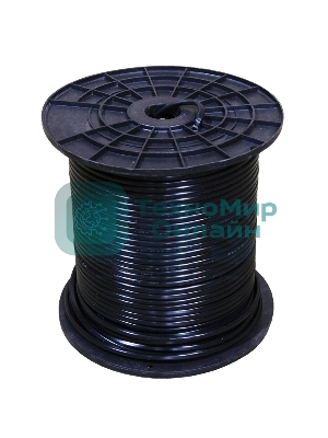 Кабель PROconnect КВК-П-2 +2x0,50 мм² (Cu/CCA) (96) черный (бухта 200 м)