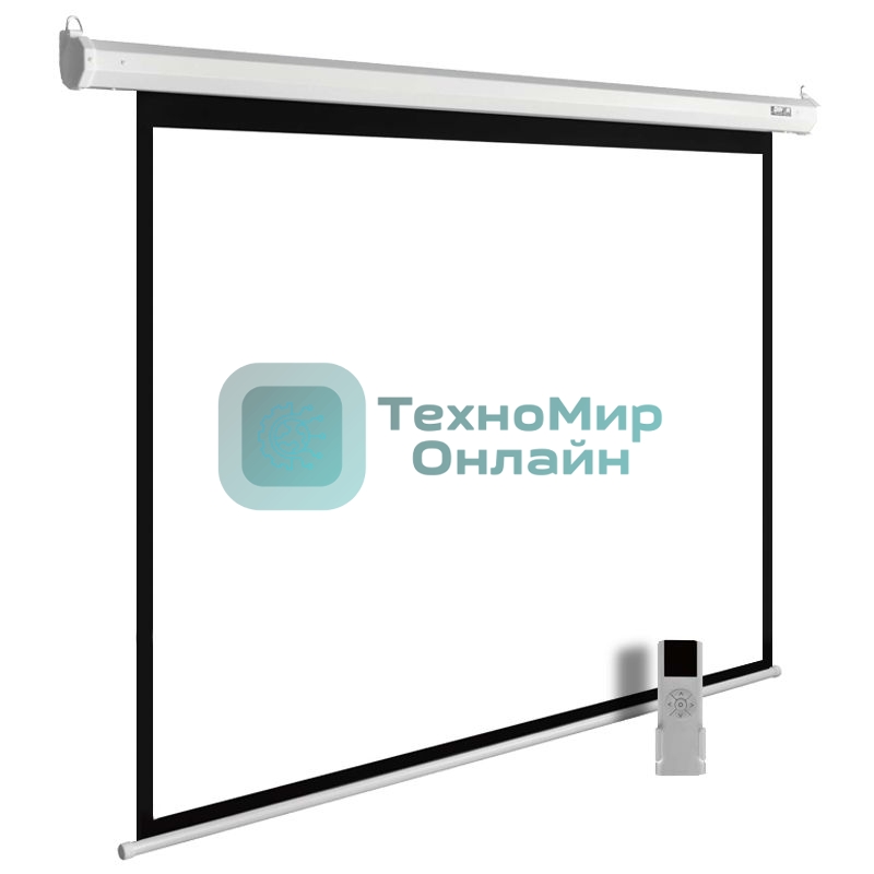 Экран Cactus 188x300 см MotoExpert CS-PSME-300x188-WT 16:10 настенно-потолочный рулонный белый (моторизованный привод)