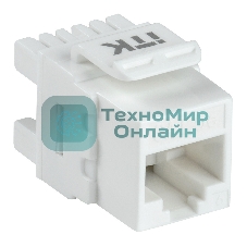 Модуль Keystone Jack кат. 5E UTP 110 IDC 180 град. CS1-1C5EU-12 ITK