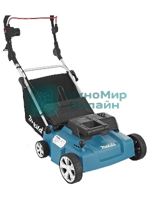 Скарификатор Makita UV3600 {1800Вт,36см,3700об\мин,4уров(-10+5мм),40л,нож-фреза,15.3кг,кор}